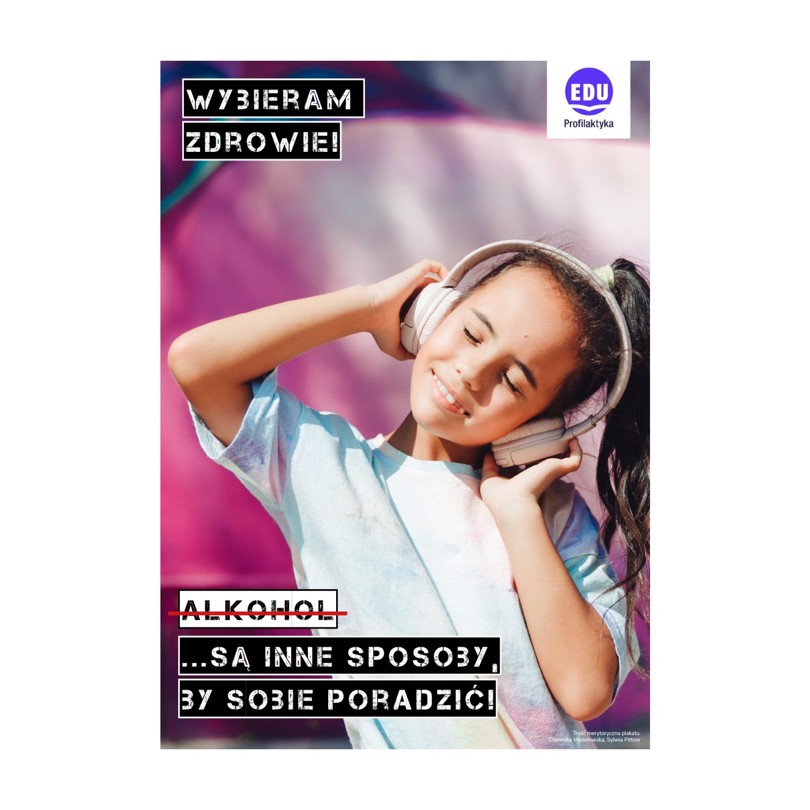 Alkohol? Wybieram zdrowie - plakat