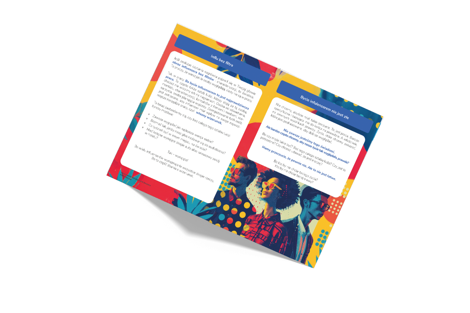 Relacje 2.0. Czy nie lepiej być sobą bez filtra? – ulotka o presja social mediów i FOMO dla klas 7-8 SP